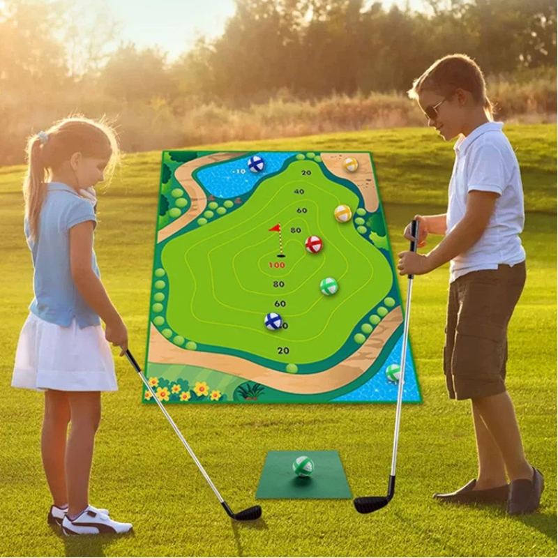 Party Games Golf - Qinuo Golf Game Mat With Golf