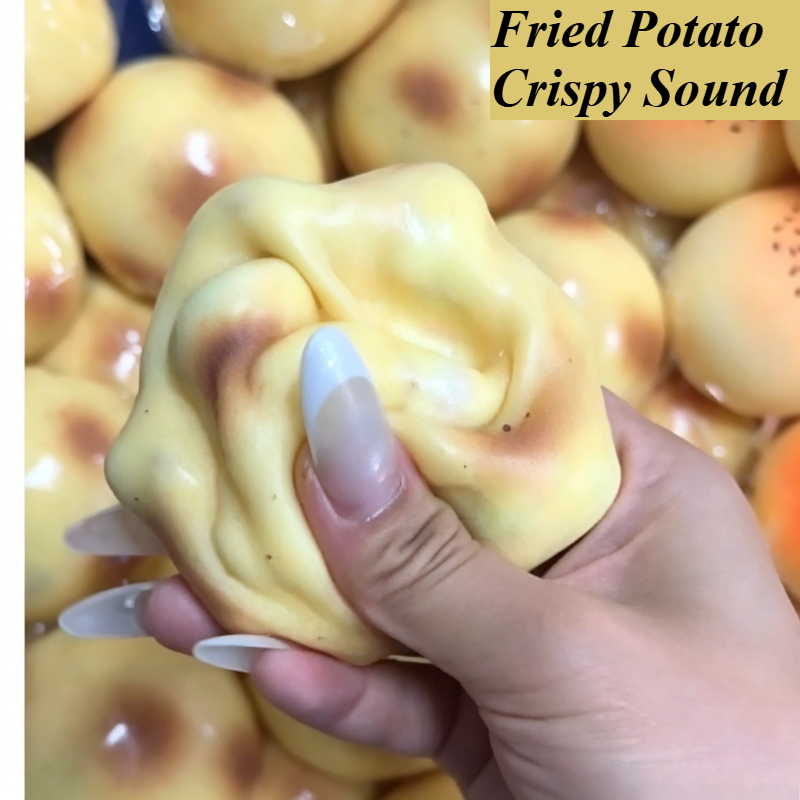 Party Games For Adults - Fried Potato Shaped Squishy Toy Crispy
