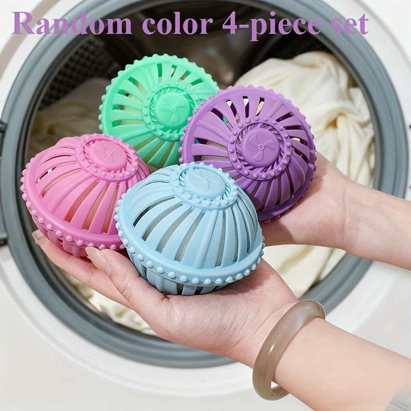 Washer Toss Set - 4pcs Reusable Washing Machine Lint Removers