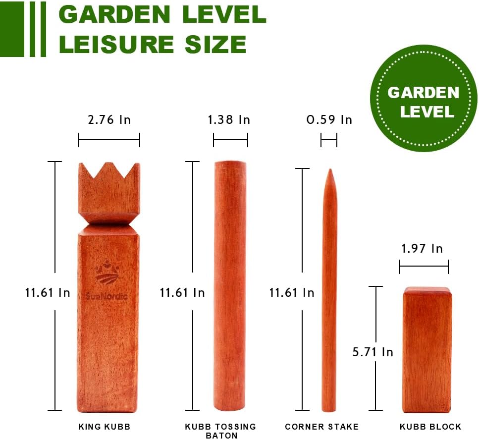 Kubb Yard Game Set - Garden Ru - Kubb Game Yard ulasan dan harga