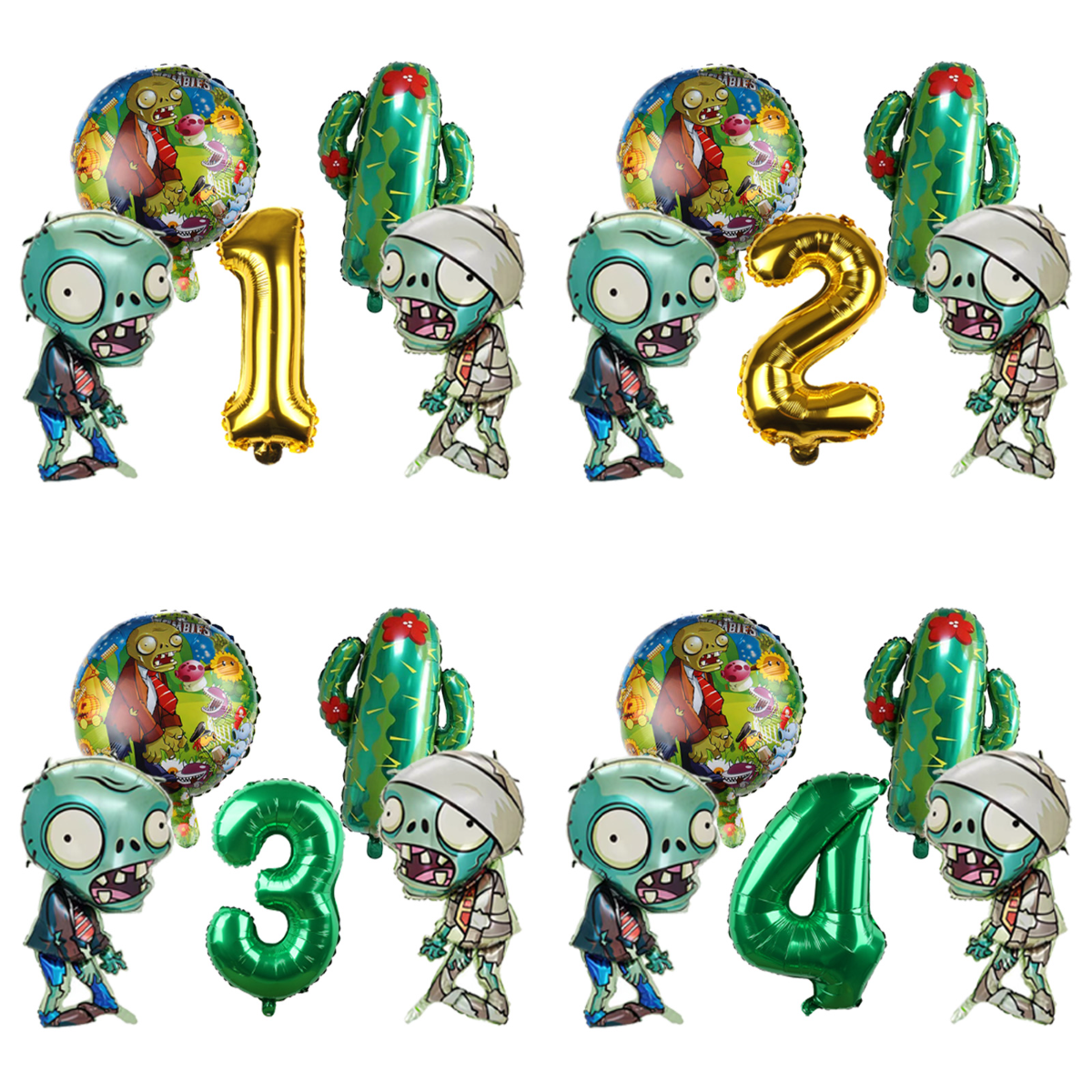 Plants vs Zombies Game Balloon - Party Games Bunny ulasan dan harga