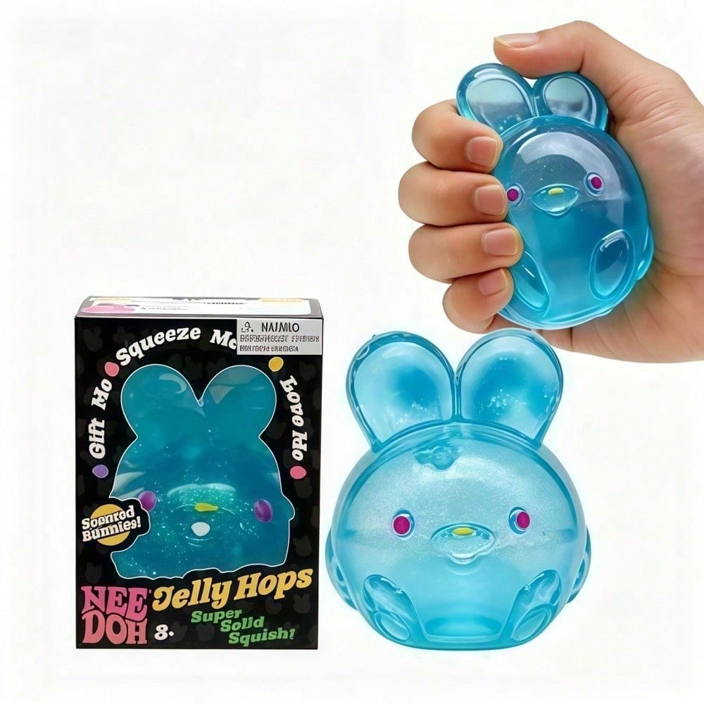 1pc Jelly Jumping Rabbit Stres - Party Games Graduation ulasan dan harga
