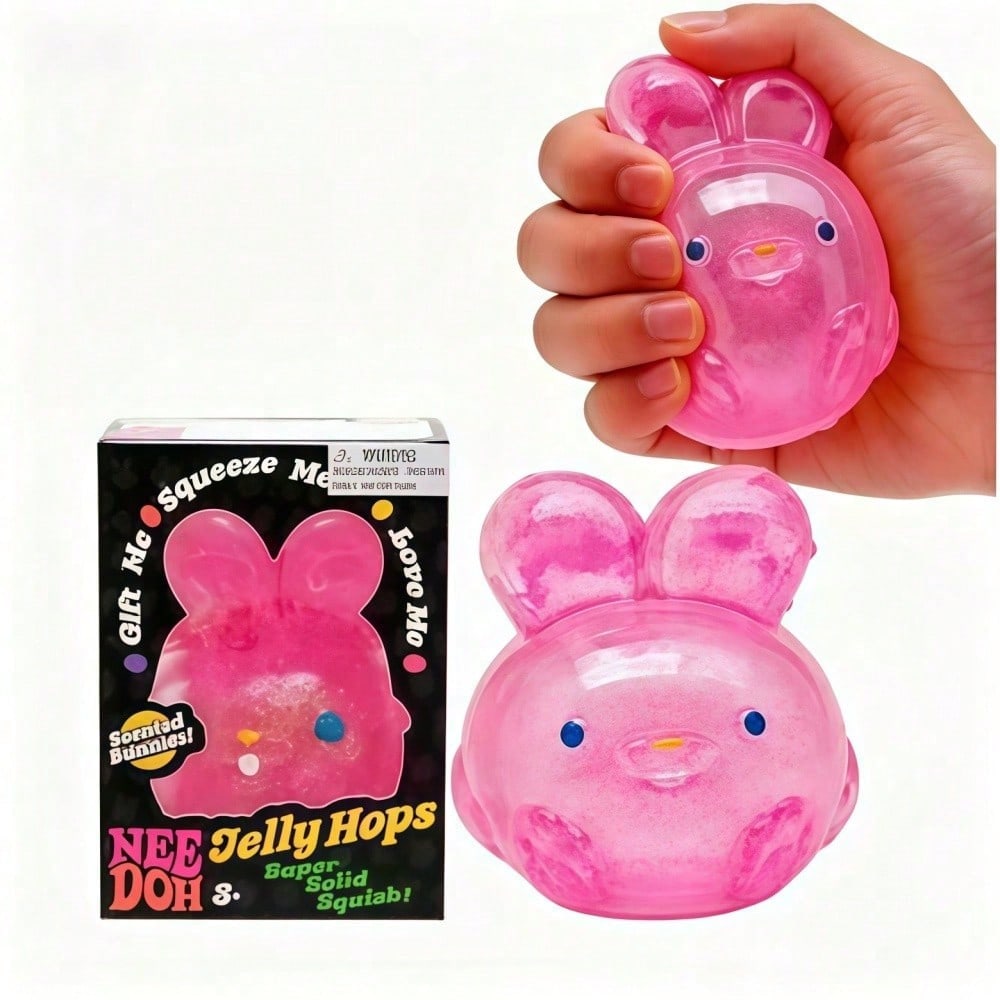 1pc Jelly Jumping Rabbit Stres - Party Games Graduation ulasan dan harga
