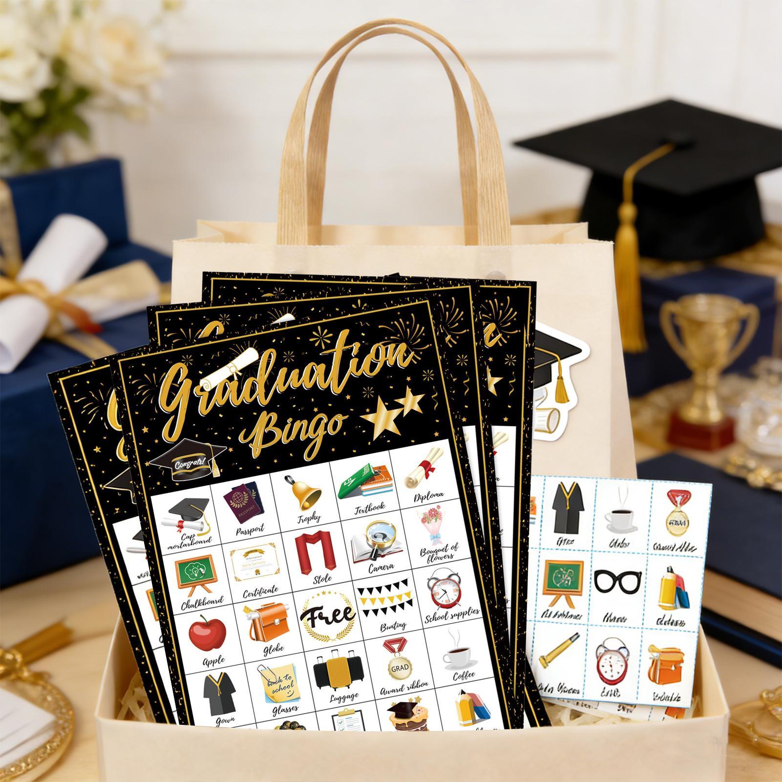 Graduation Bingo Game Cards 24 - Party Games College ulasan dan harga