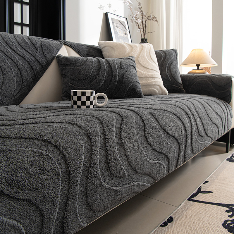 Plush sofa cover non-slip prem - Washer Toss Set ulasan dan harga