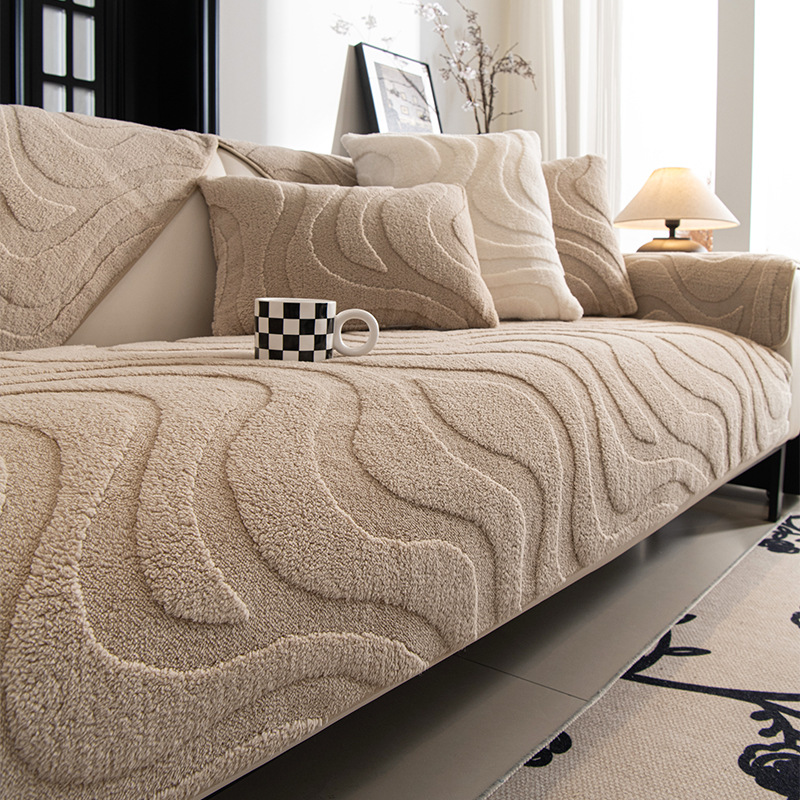 Plush sofa cover non-slip prem - Washer Toss Set ulasan dan harga