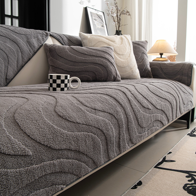 Plush sofa cover non-slip prem - Washer Toss Set ulasan dan harga