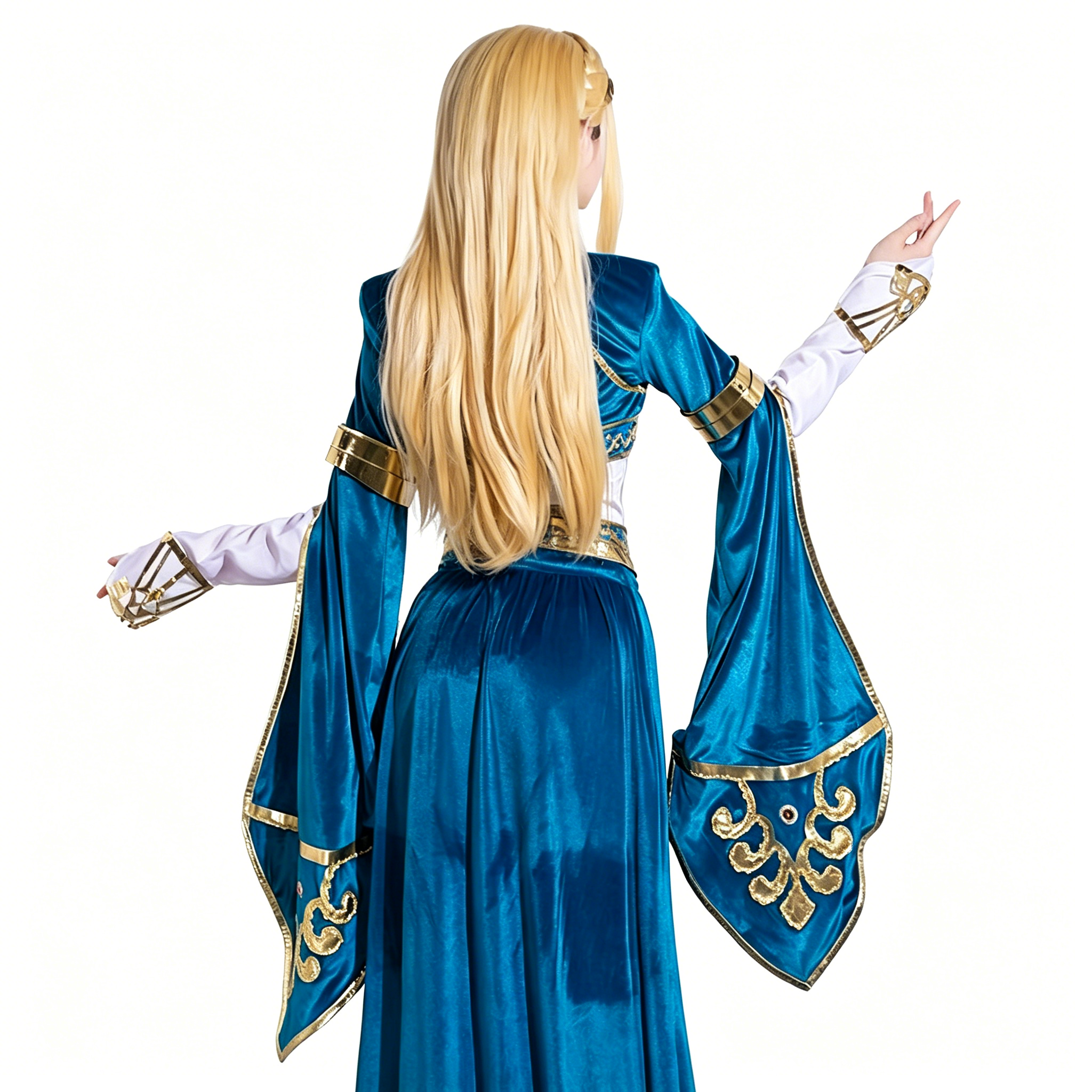Classy Blue Dress Cosplay Cost - Zelda Party Games ulasan dan harga