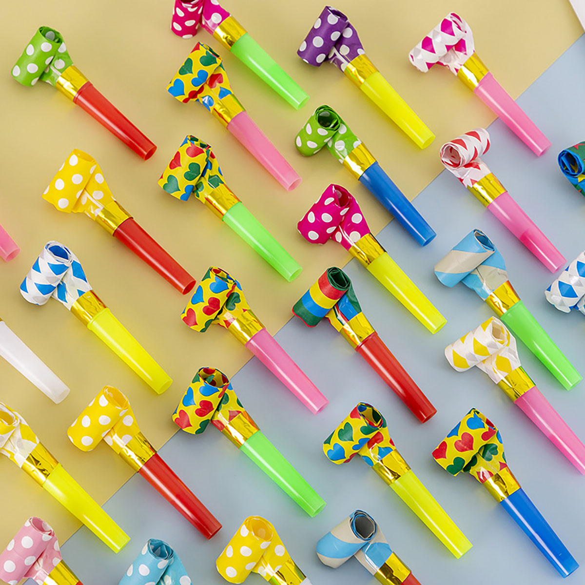30PCS Colorful Whistles Toy Fu - Party Games Graduation ulasan dan harga