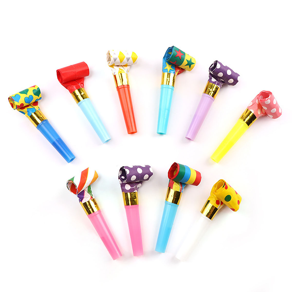 30PCS Colorful Whistles Toy Fu - Party Games Graduation ulasan dan harga