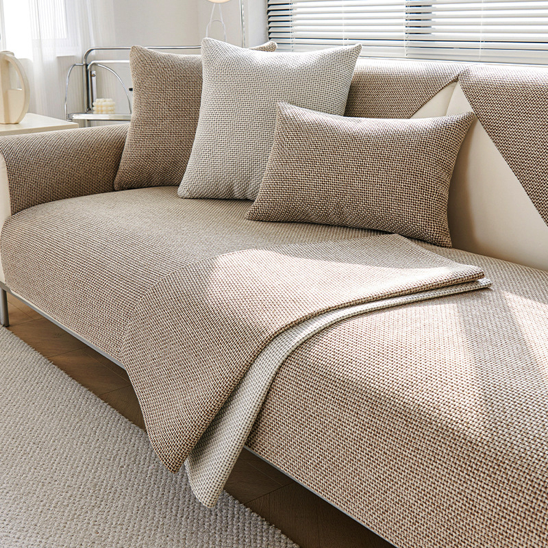 1PC Cotton Linen Sofa Cover Fo - Washer Toss Set ulasan dan harga