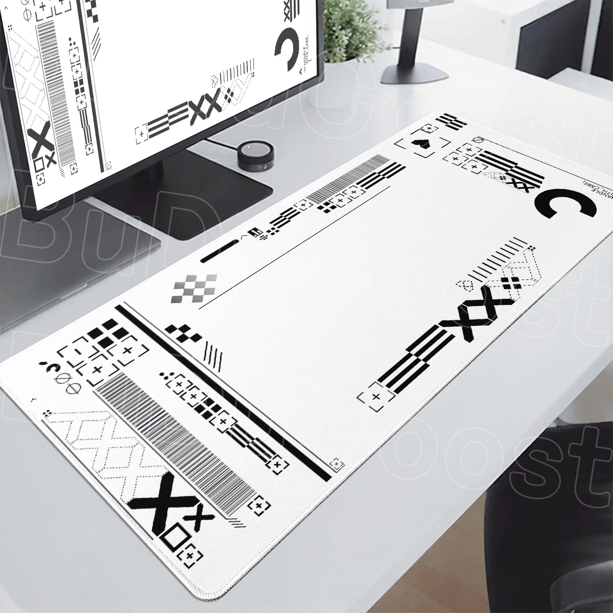 White & Black CSGO Large Compu - Kubb Game Yard ulasan dan harga
