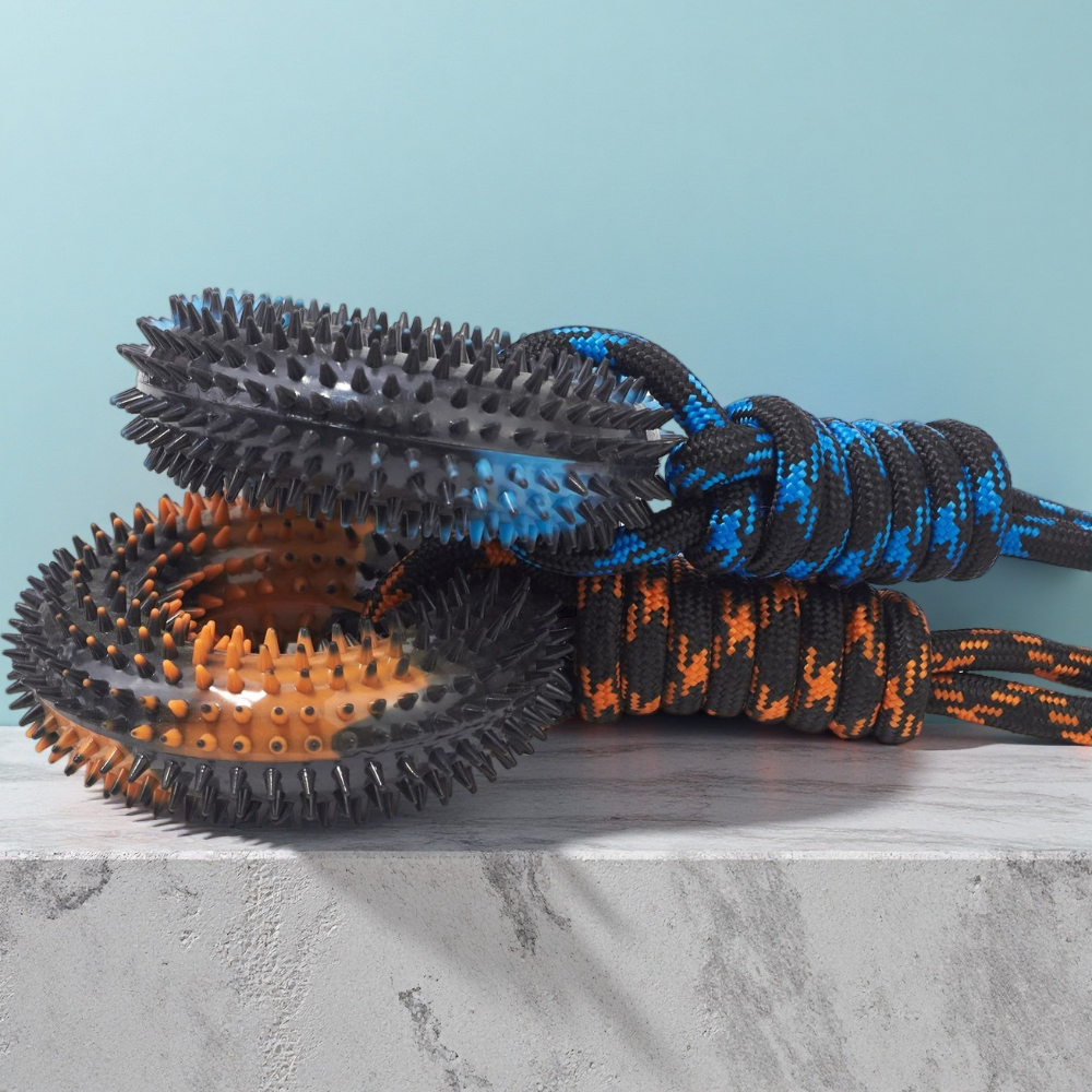 Interactive Tug Chew Toy: Knot - Spike Ball Game ulasan dan harga