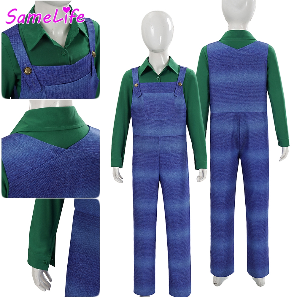 Plumber Luigi Cosplay Fantasy  - Party Games Youth ulasan dan harga