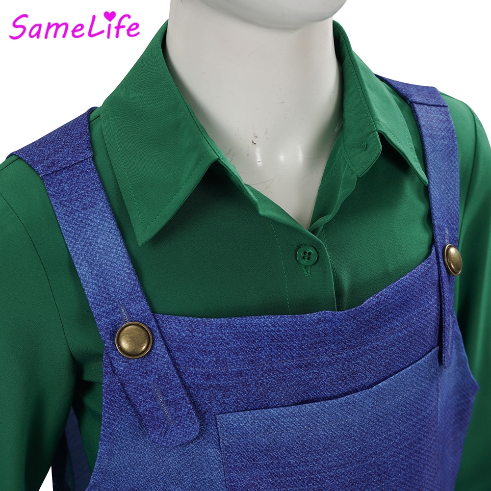 Plumber Luigi Cosplay Fantasy  - Party Games Youth ulasan dan harga