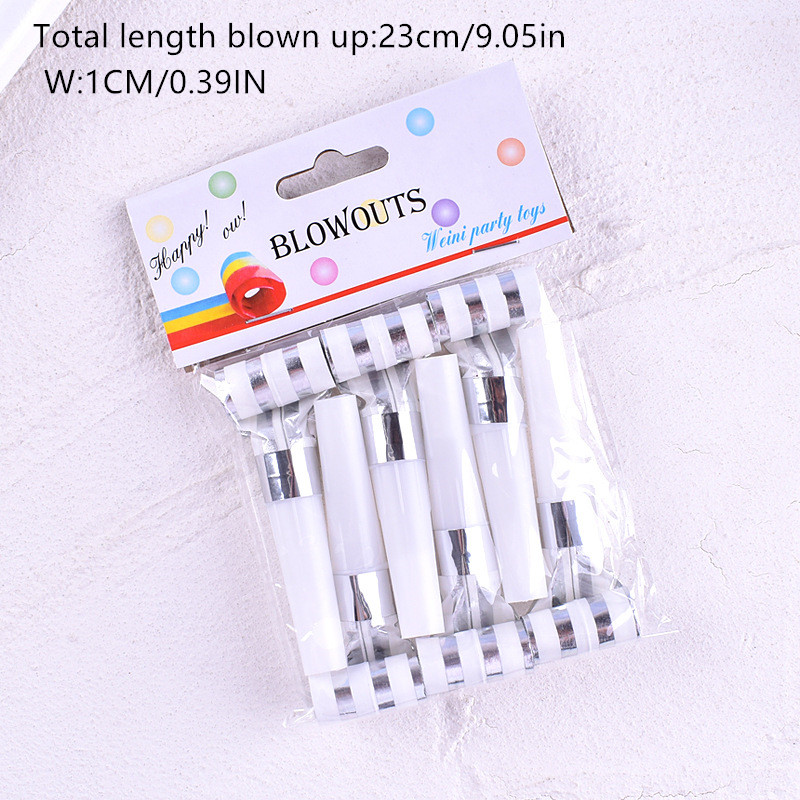 6/12/24PCS Blowout Gold Stripe - Party Games Graduation ulasan dan harga