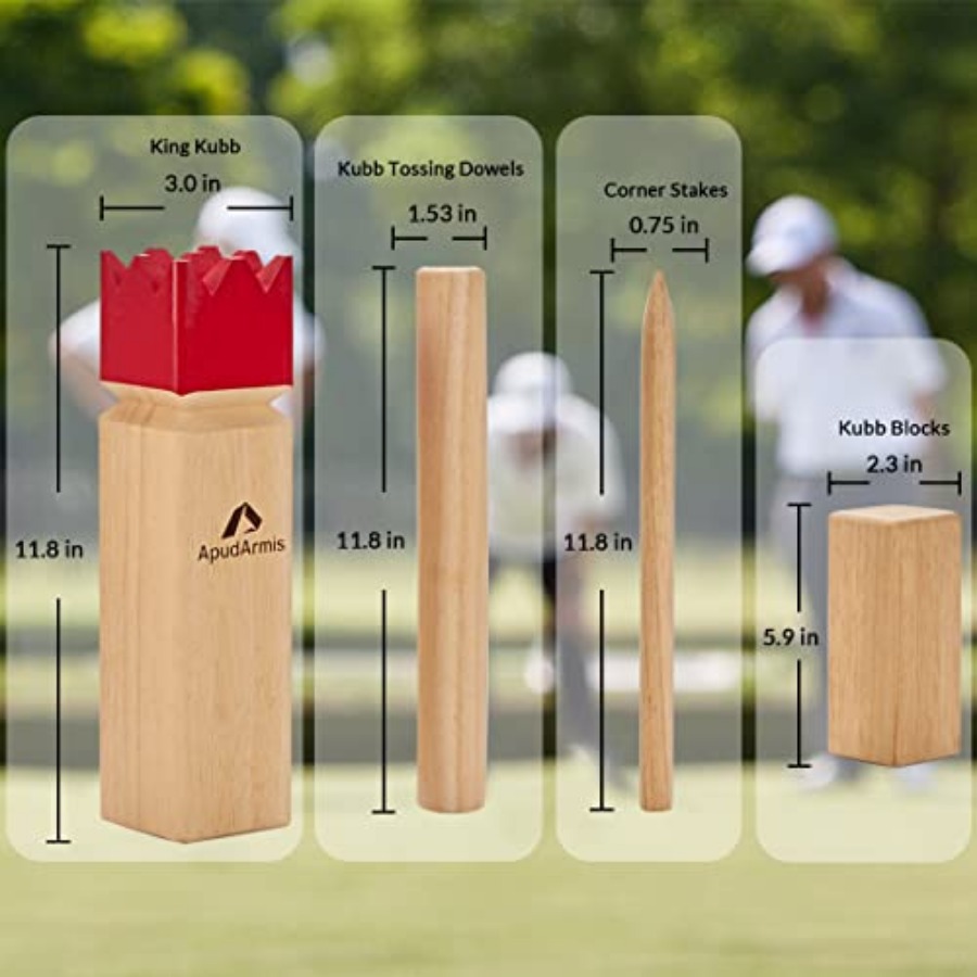 Kubb Yard Game Set, Viking Che - Kubb Game Yard ulasan dan harga
