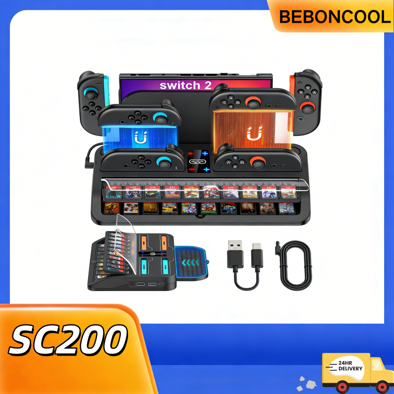 BEBONCOOL SC200 Switch2 Chargi - Party Games Nintendo Switch 2 ulasan dan harga